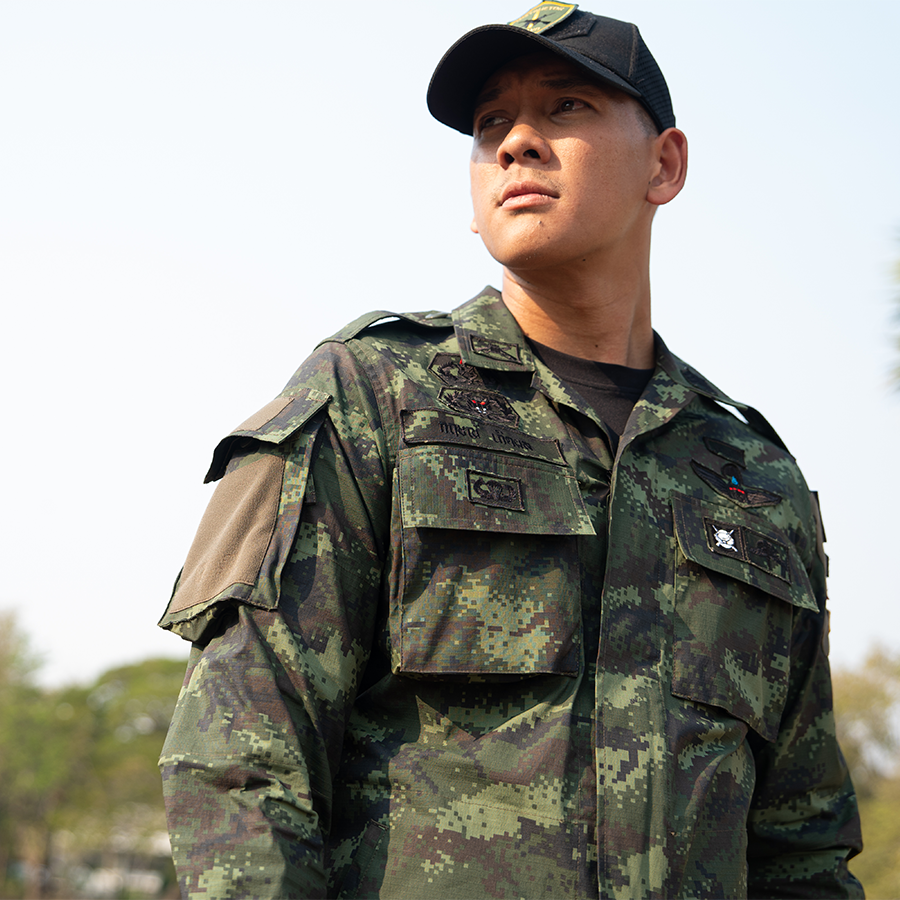 VALOR PX - Standard BDU Shirt [RTA] เสื้อฝึกพราง ทหารบก สำหรับปัก