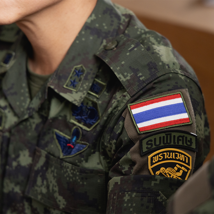 VALOR PX - Embroidered Patch "Thai flag"