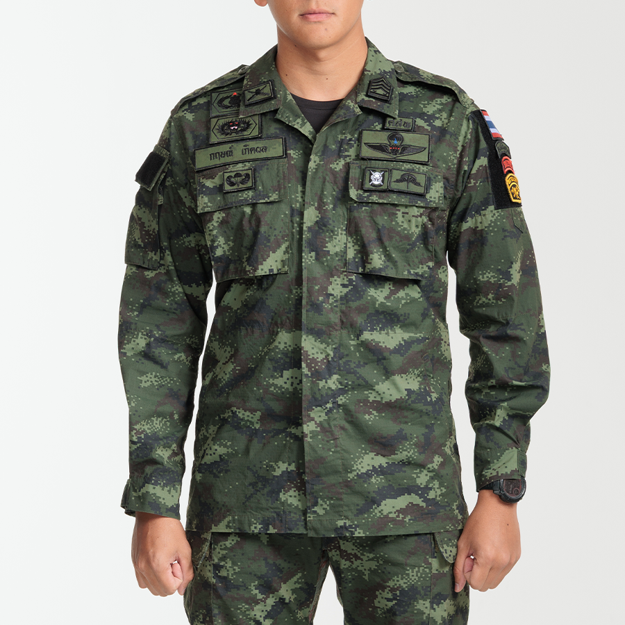 VALOR PX - Standard BDU Shirt [RTA] เสื้อฝึกพราง ทหารบก สำหรับปัก