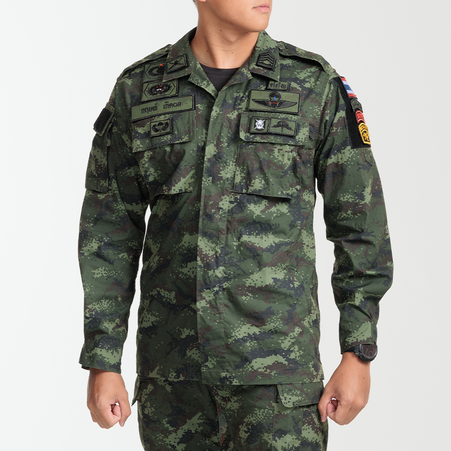VALOR PX - Standard BDU Shirt [RTA] เสื้อฝึกพราง ทหารบก สำหรับปัก
