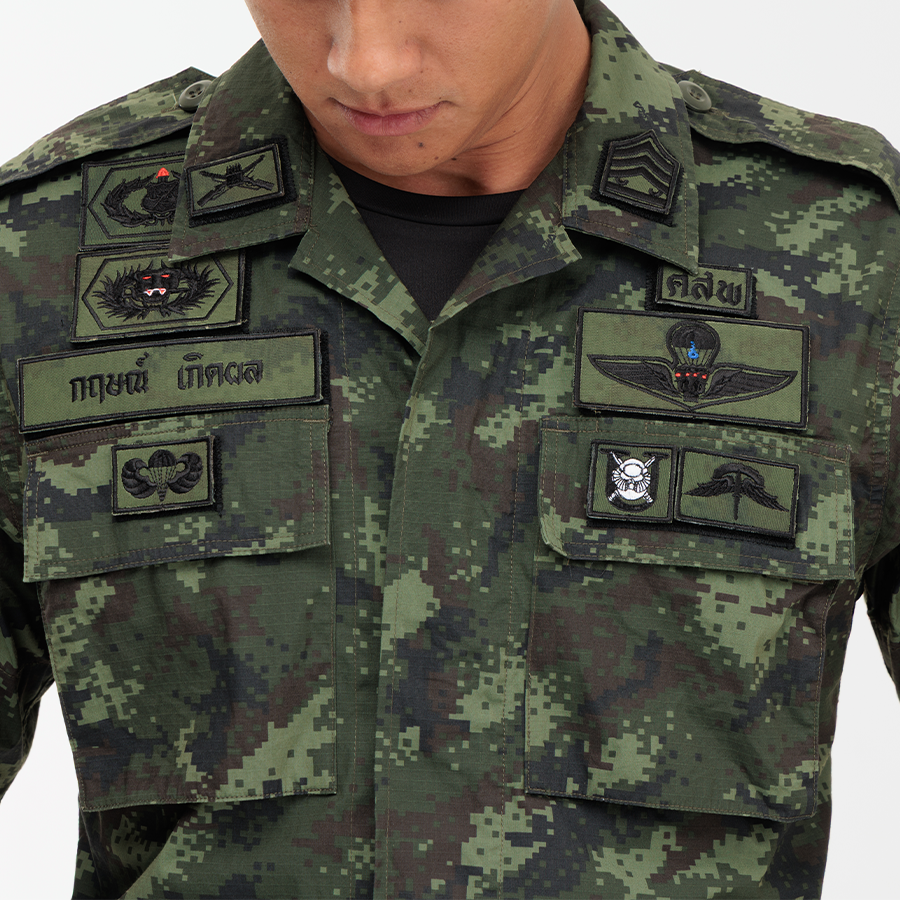 VALOR PX - Standard BDU Shirt [RTA] เสื้อฝึกพราง ทหารบก สำหรับปัก