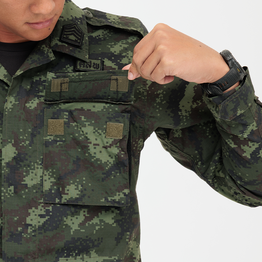 VALOR PX - Standard BDU Shirt [RTA] เสื้อฝึกพราง ทหารบก สำหรับปัก