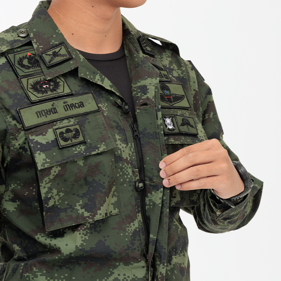 VALOR PX - Standard BDU Shirt [RTA] เสื้อฝึกพราง ทหารบก สำหรับปัก
