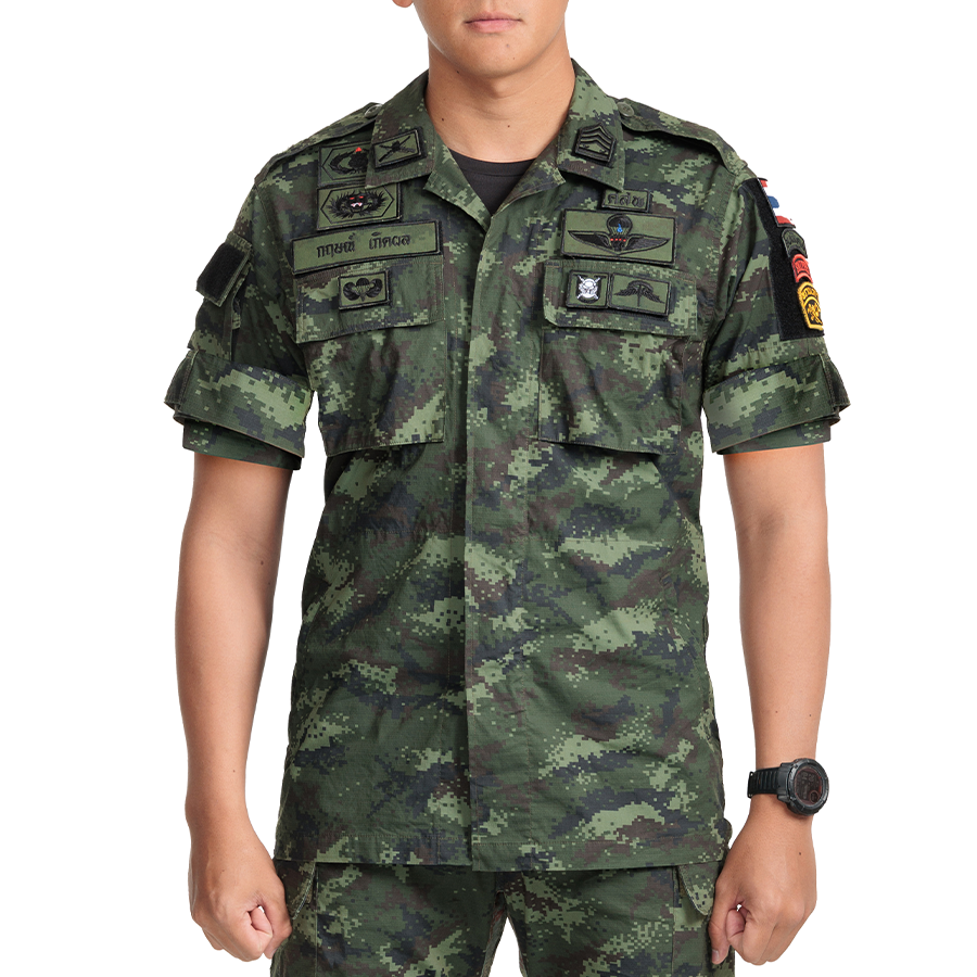 VALOR PX - Standard BDU Shirt [RTA] เสื้อฝึกพราง ทหารบก สำหรับปัก