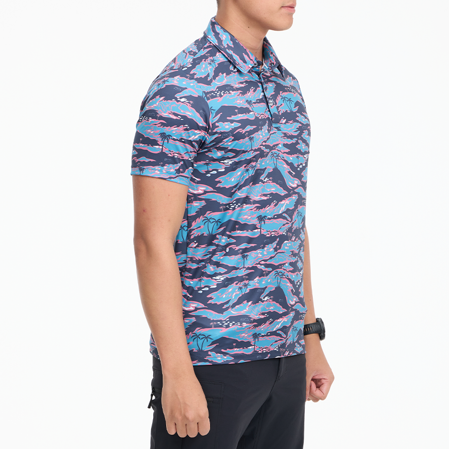 เสื้อโปโลฮาวาย VALOR PX - It's Time Polo Hawaii Shirt