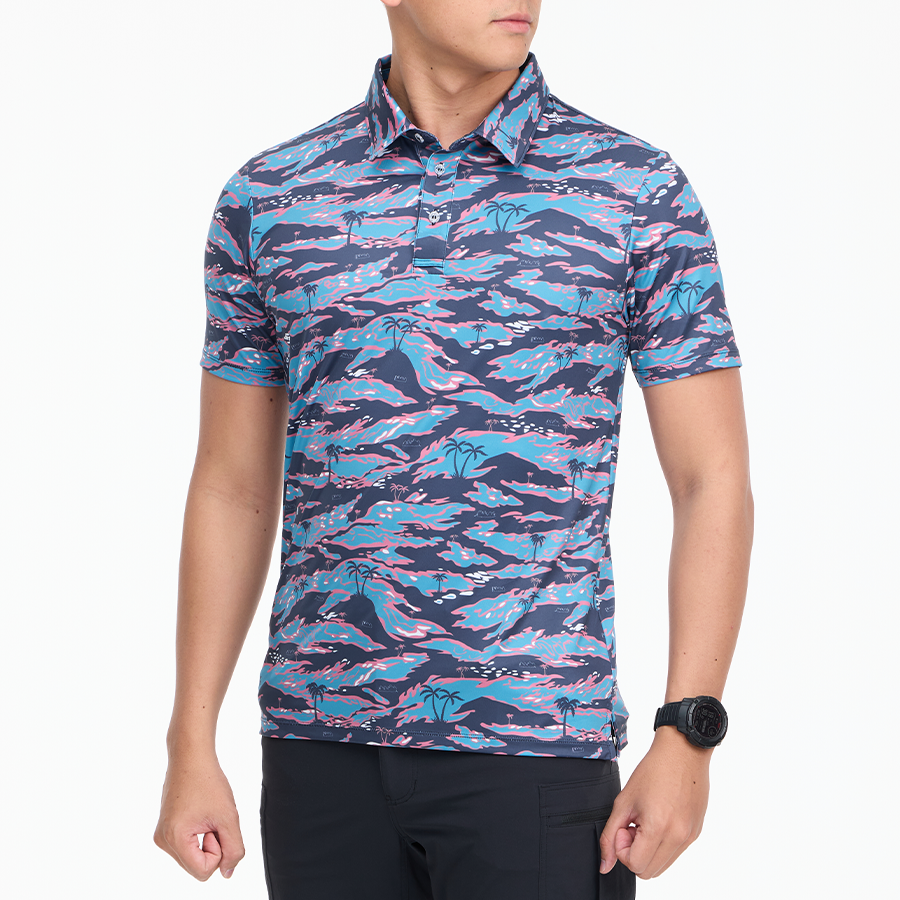 เสื้อโปโลฮาวาย VALOR PX - It's Time Polo Hawaii Shirt