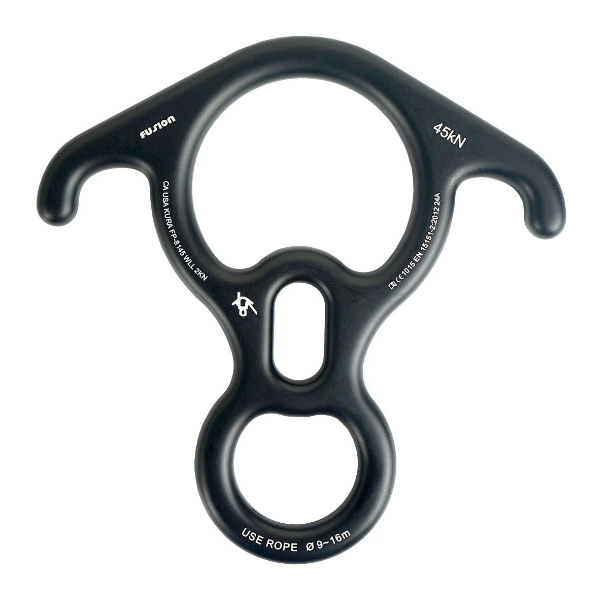 Fusion Terminal Aluminum Figure 8 Descender [Black]