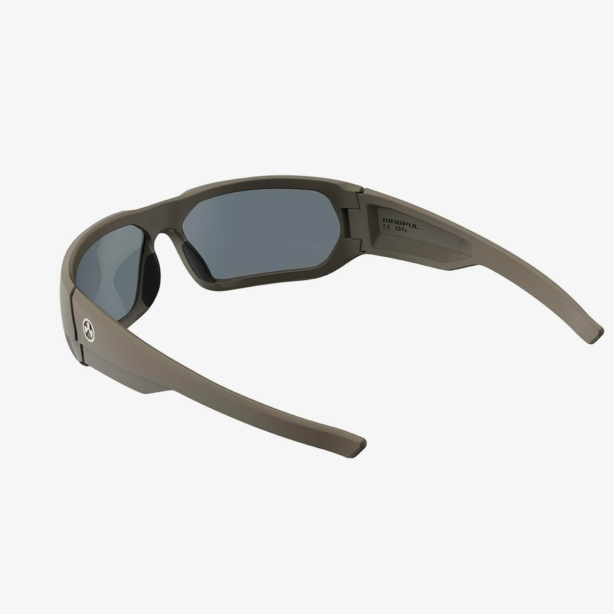 Magpul Radius Eyewear Polarized - Flat Dark Earth Frame, Gray Lens/Silver Mirror