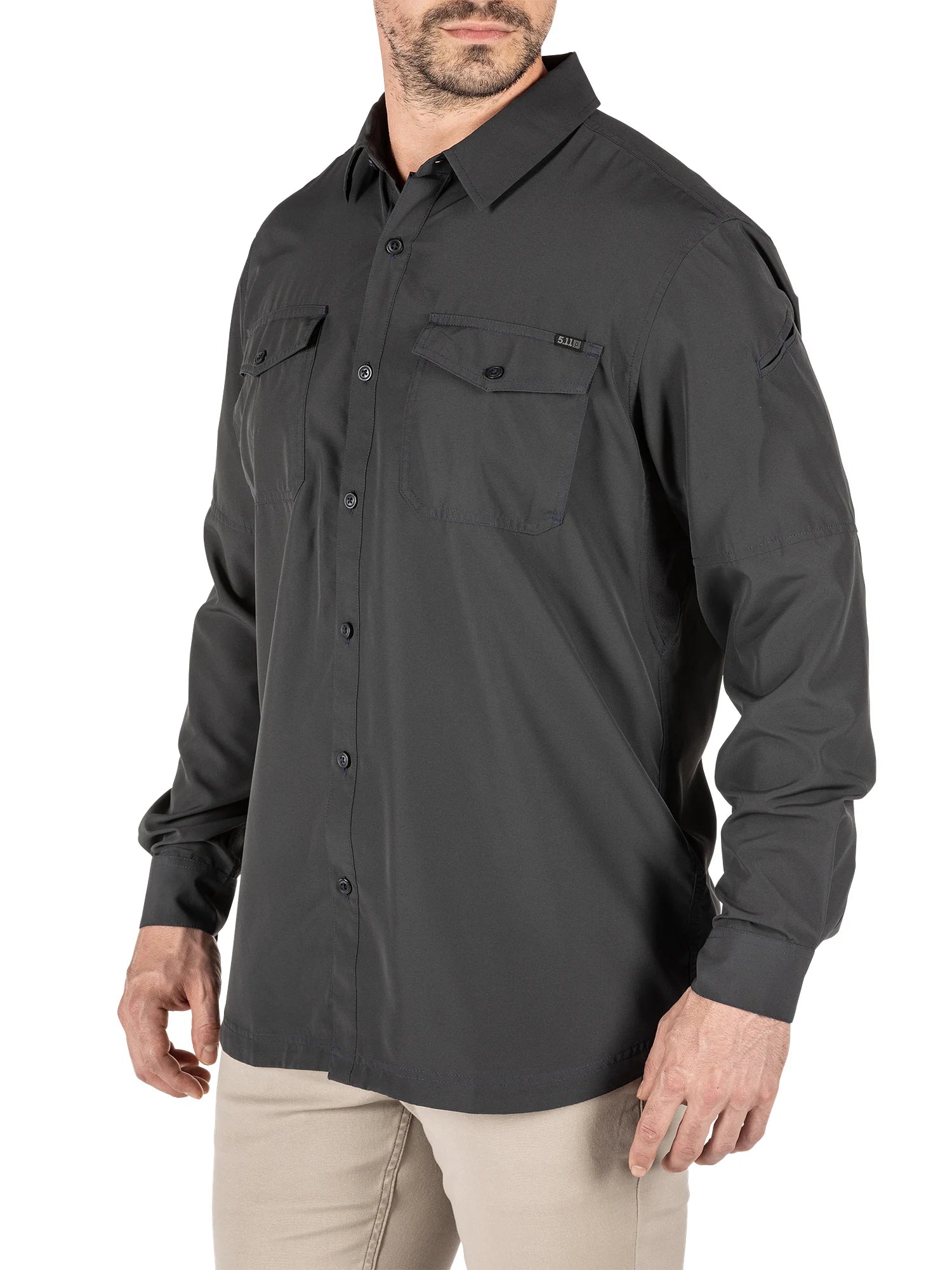 5.11 - Marksman Long Sleeve Shirt [Volcanic] - side view