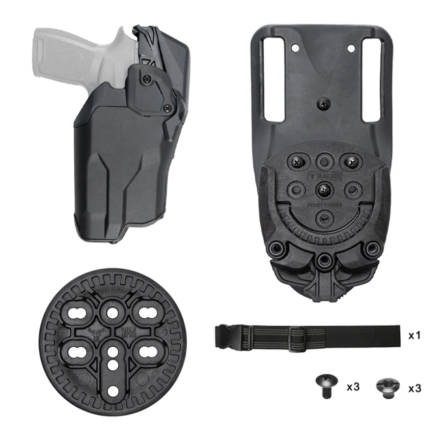 ซองปืน พร้อม ชุดสายรัดต้นขา Blade Tech - Valor Duty Holster Level 3 With Thigh Strap