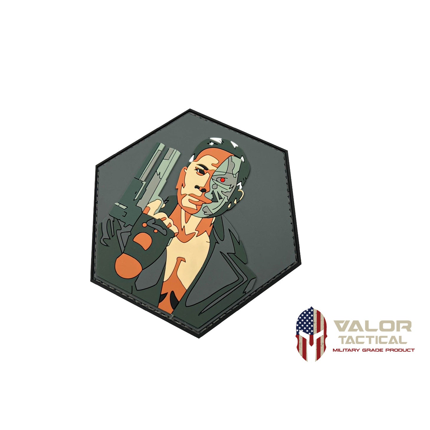 Valor PX PVC Patches - จอมพล ป. T800 หกเหลี่ยม - Valor Story