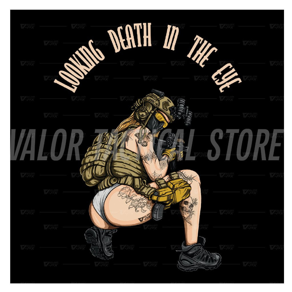 [ซื้อ 1 แถม 1] Valor PX Looking Death In The Eye T-Shirt