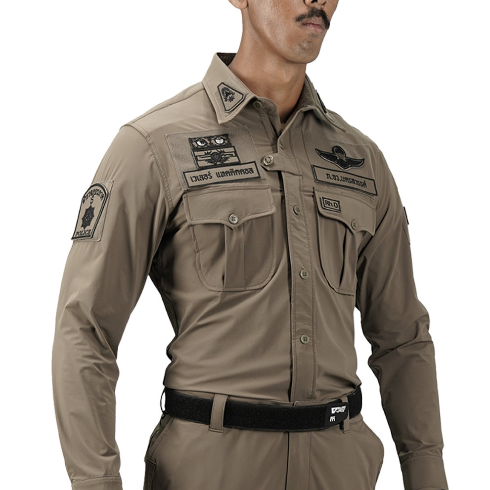 VALOR PX - PATROL POLICE SHIRT Gen 2 [KHAKI]