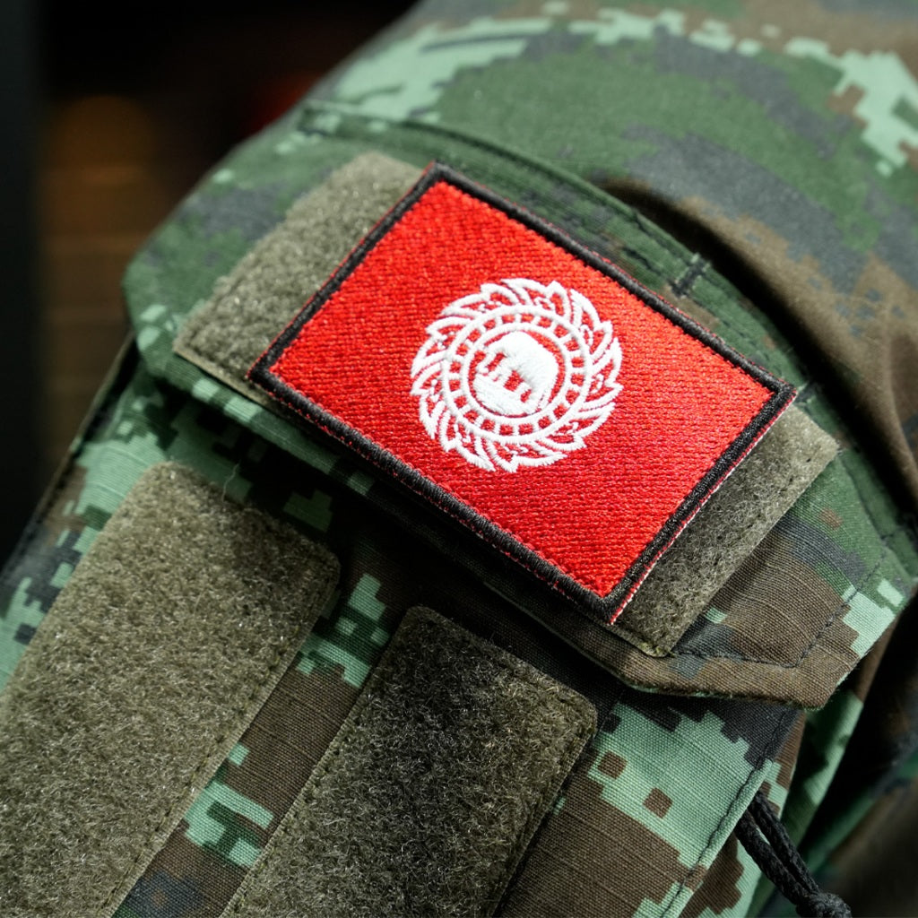 VALOR PX - Embroidered Patch Red "Thai flag"