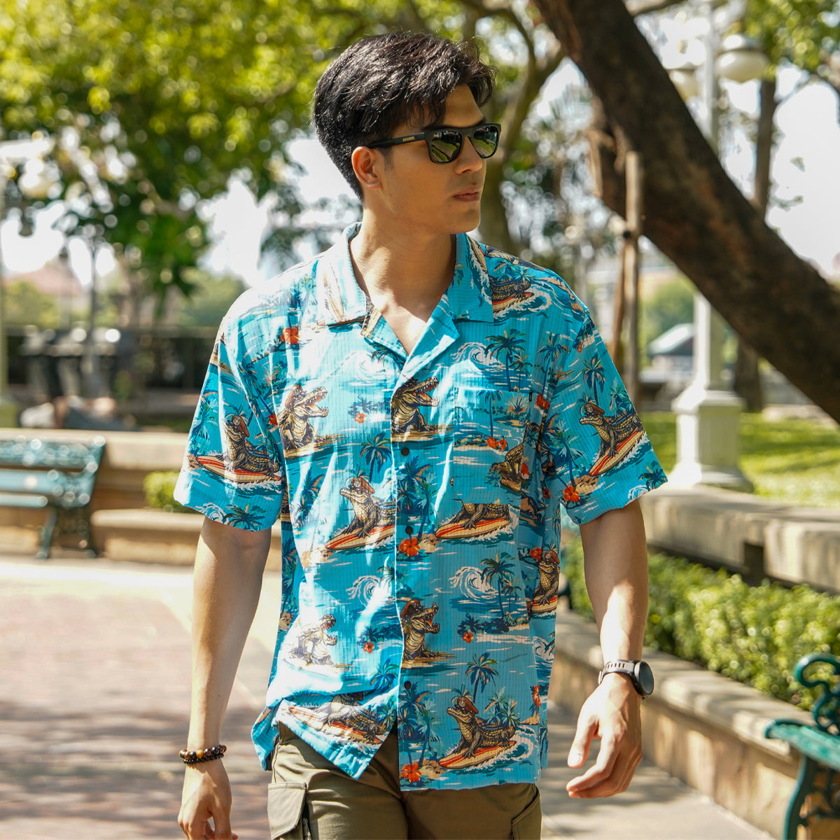 หรวจลาว - แข่น้ำเค็ม Hawaii Shirt