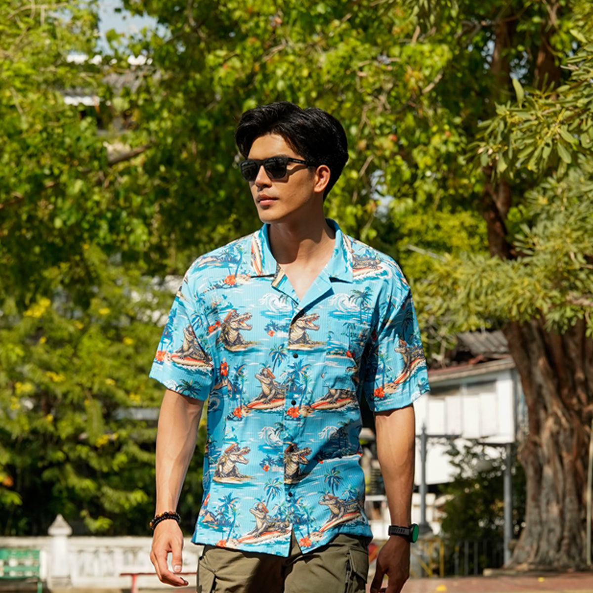 หรวจลาว - แข่น้ำเค็ม Hawaii Shirt