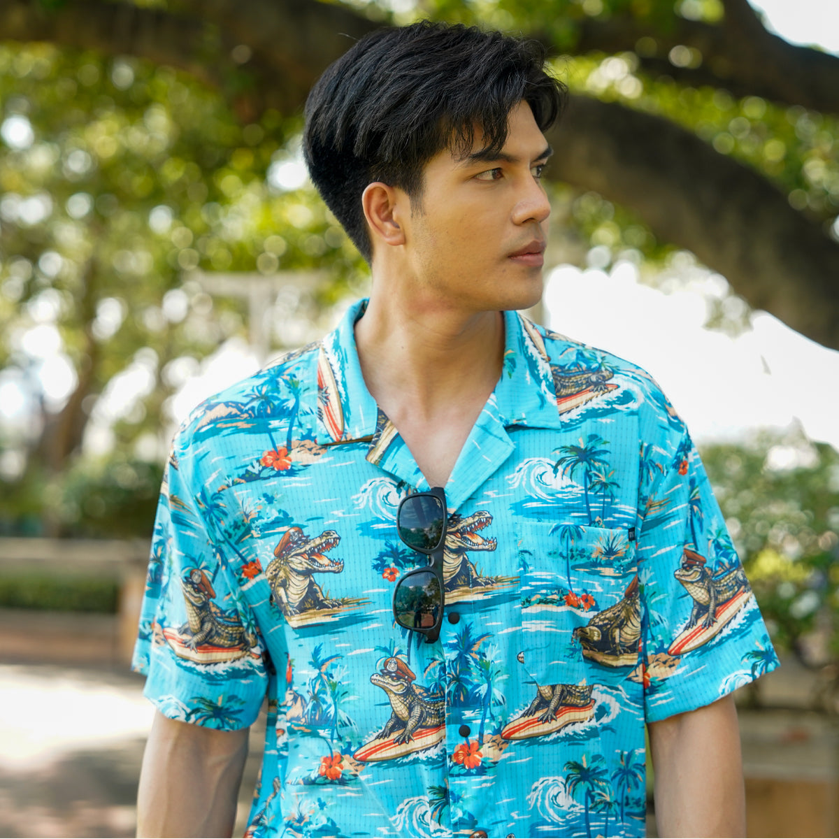 หรวจลาว - แข่น้ำเค็ม Hawaii Shirt