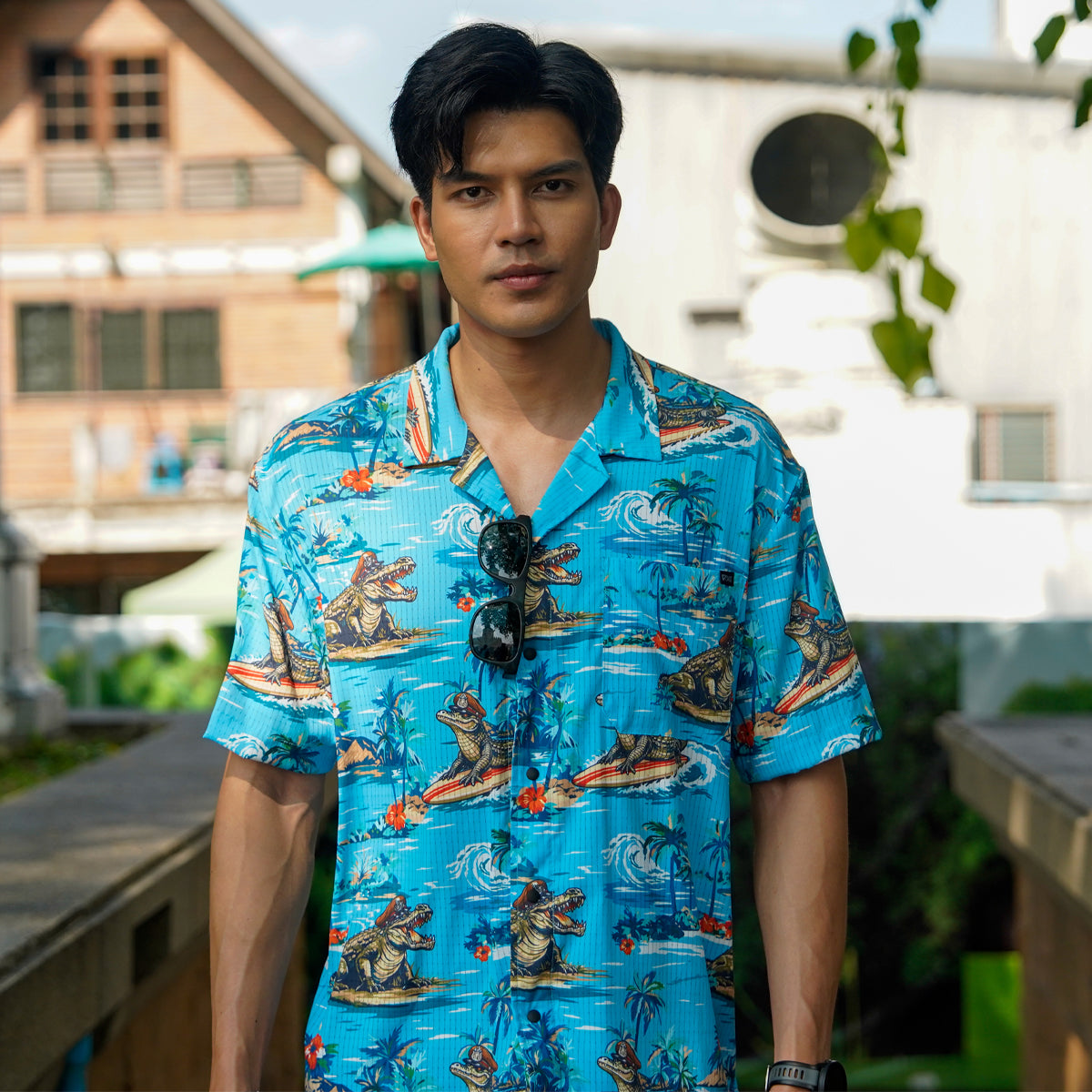 หรวจลาว - แข่น้ำเค็ม Hawaii Shirt