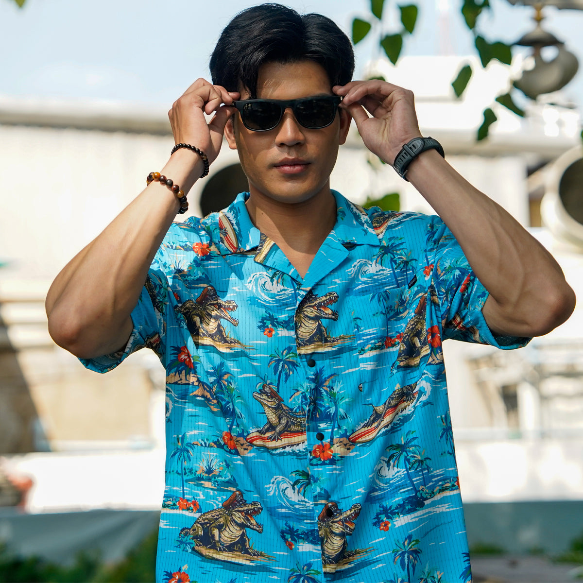 หรวจลาว - แข่น้ำเค็ม Hawaii Shirt
