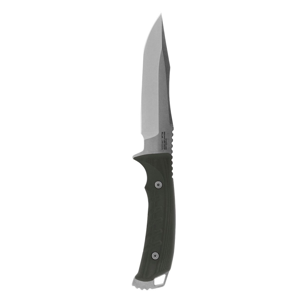 SOG PILLAR - Stonewashed, Outdoor Use Fixed Blade Knife