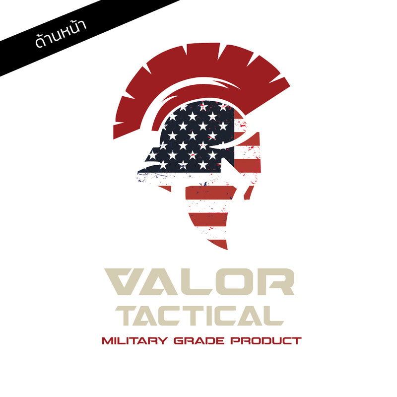 Valor PX - Spartan American Flag T-Shirt