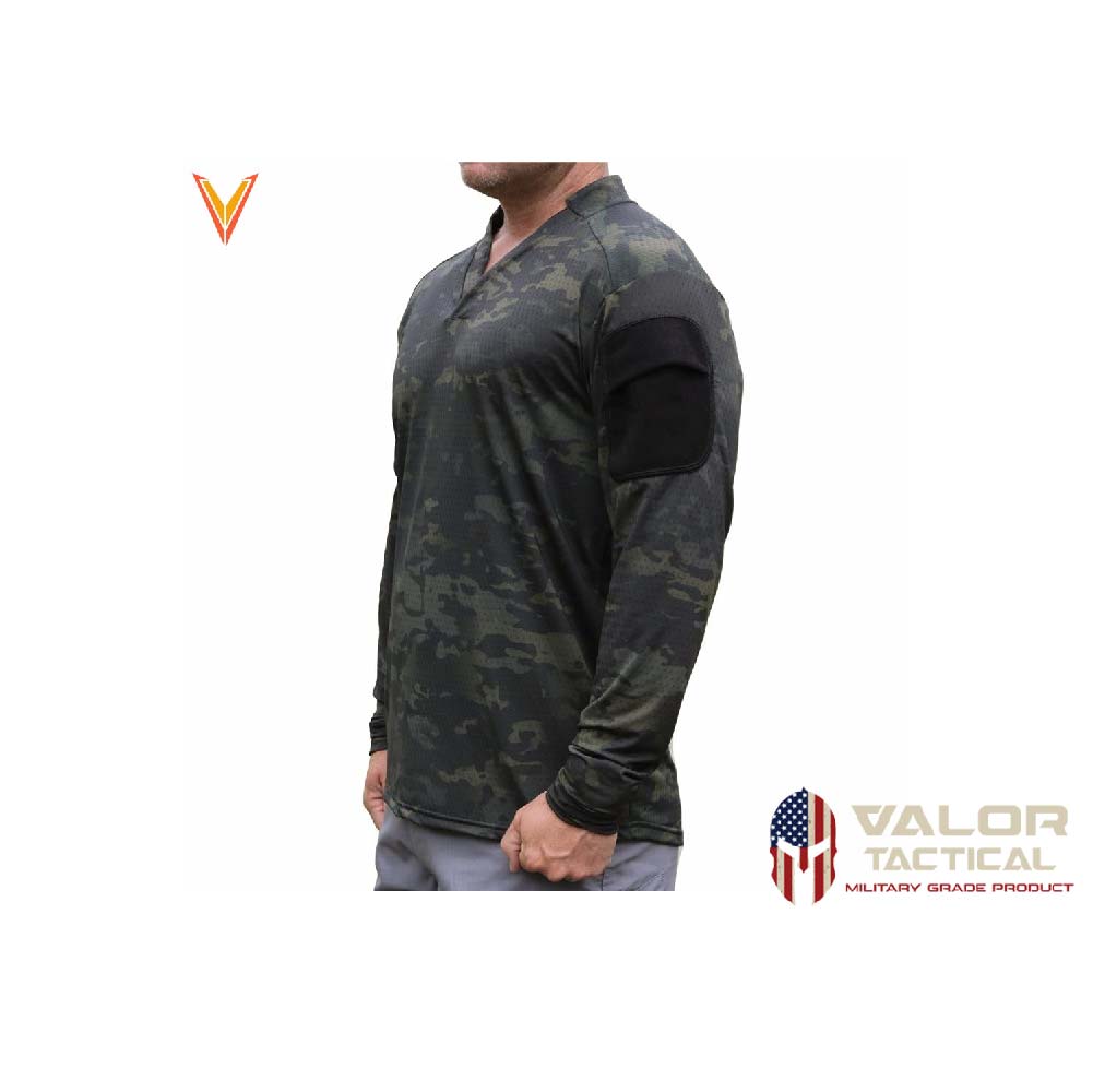 Velocity Systems - VL-104 BOSS Rugby Long Sleeve [MCBK]