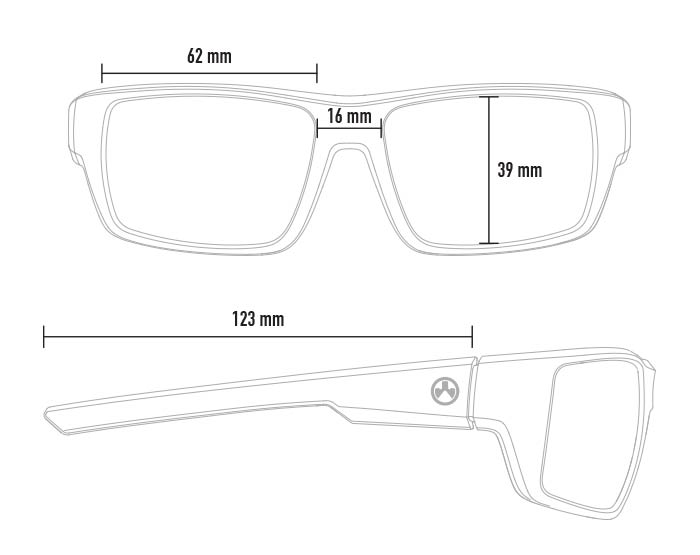 Magpul - Apex Eyewear - Black Frame, Gray Lens