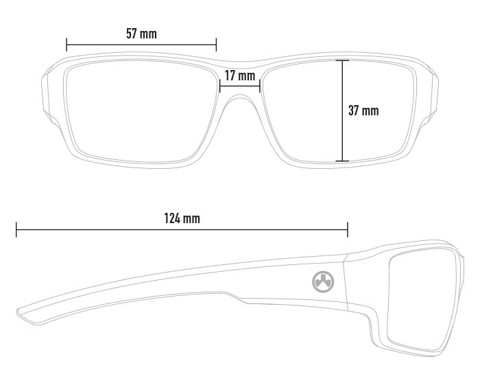 Magpul - Ascent Eyewear - Black Frame, Gray Lens