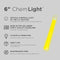 Cyalume - 6" ChemLight, TACTICAL LIGHT STICK 12hr [ YELLOW ]