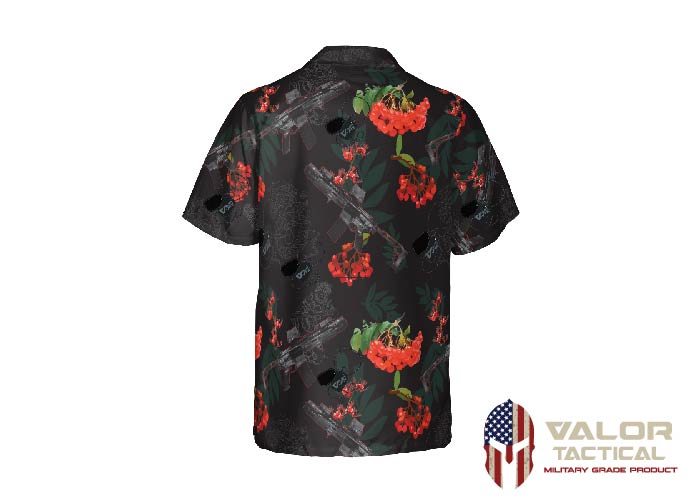 Valor PX Hawaii Shirt - หนุมาน MCX [Dark Grey]