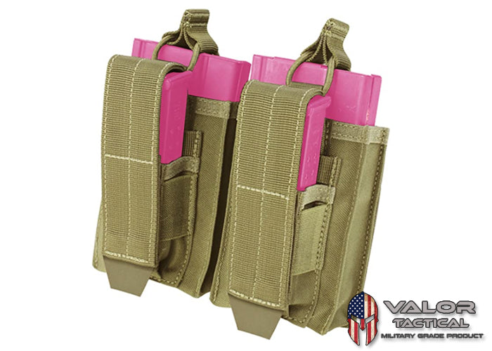 Condor - Double Kangaroo Mag Pouch [ Coyote Brown ]