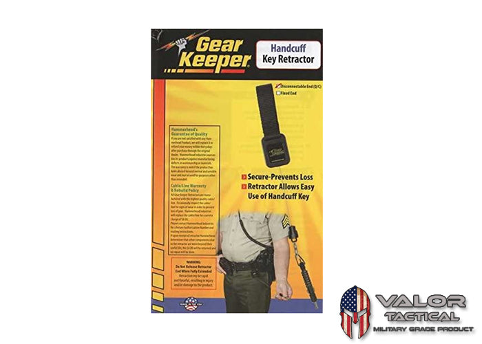 Gear Keeper - Handcuff Key Retractor -Q/C