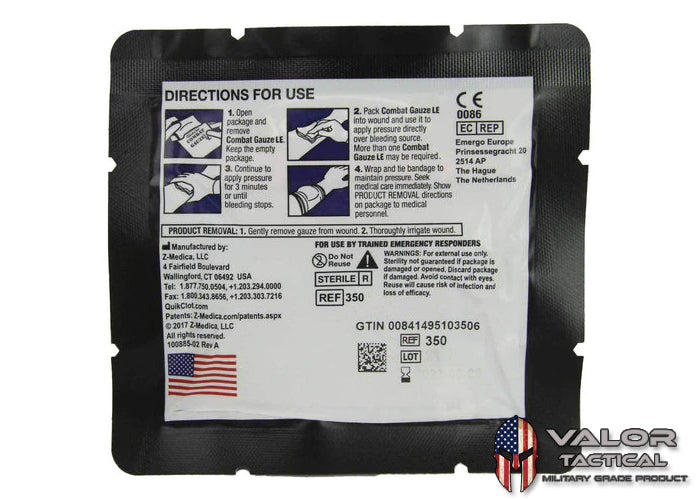 TacMed Solutions - QuickClot Combat Gauze for Law Enforcement