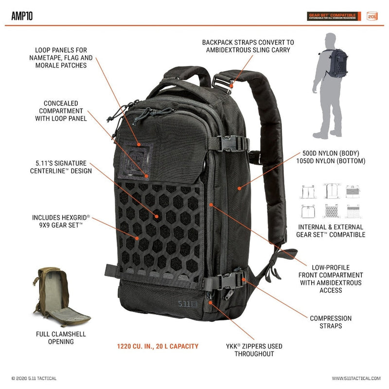 5.11 AMP10 [Tungsten014] Valor Tactical