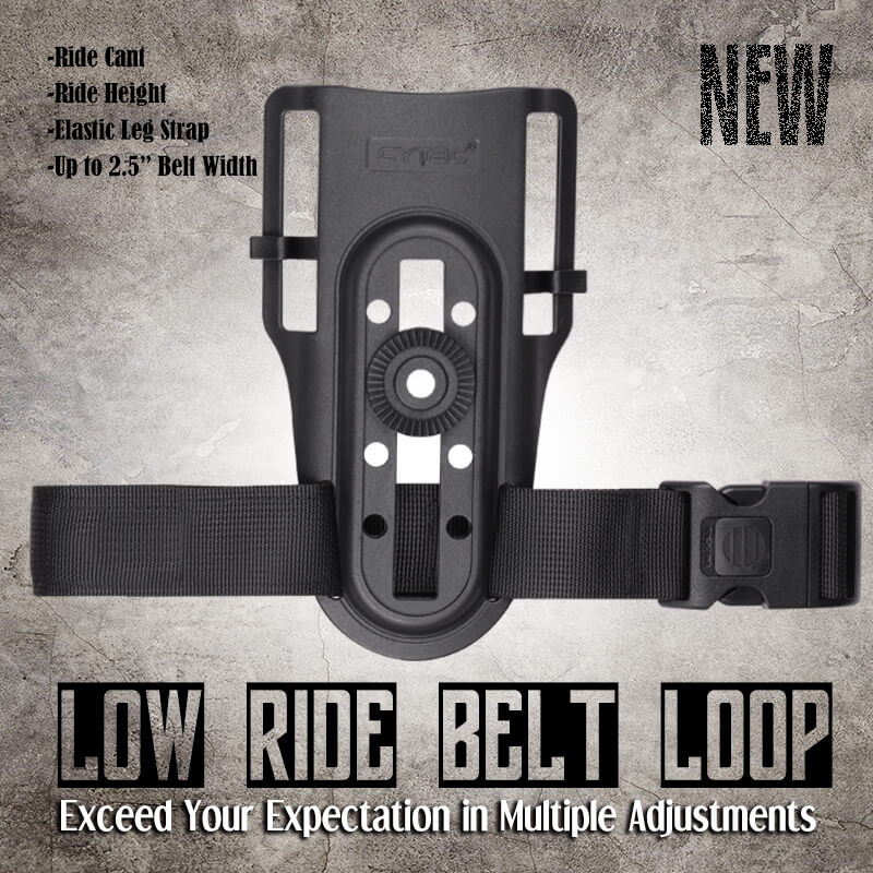 CYTAC - Low Ride Belt Loop for T-ThumbSmart Series holster