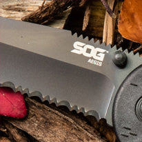 SOG - Aegis Tanto, [Black TiNi Serated ,AE04 - CP]