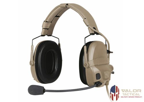 Ops Core - AMP [ FIXED DOWNLEAD / U-174 Cable ] [ Color : Tan ]