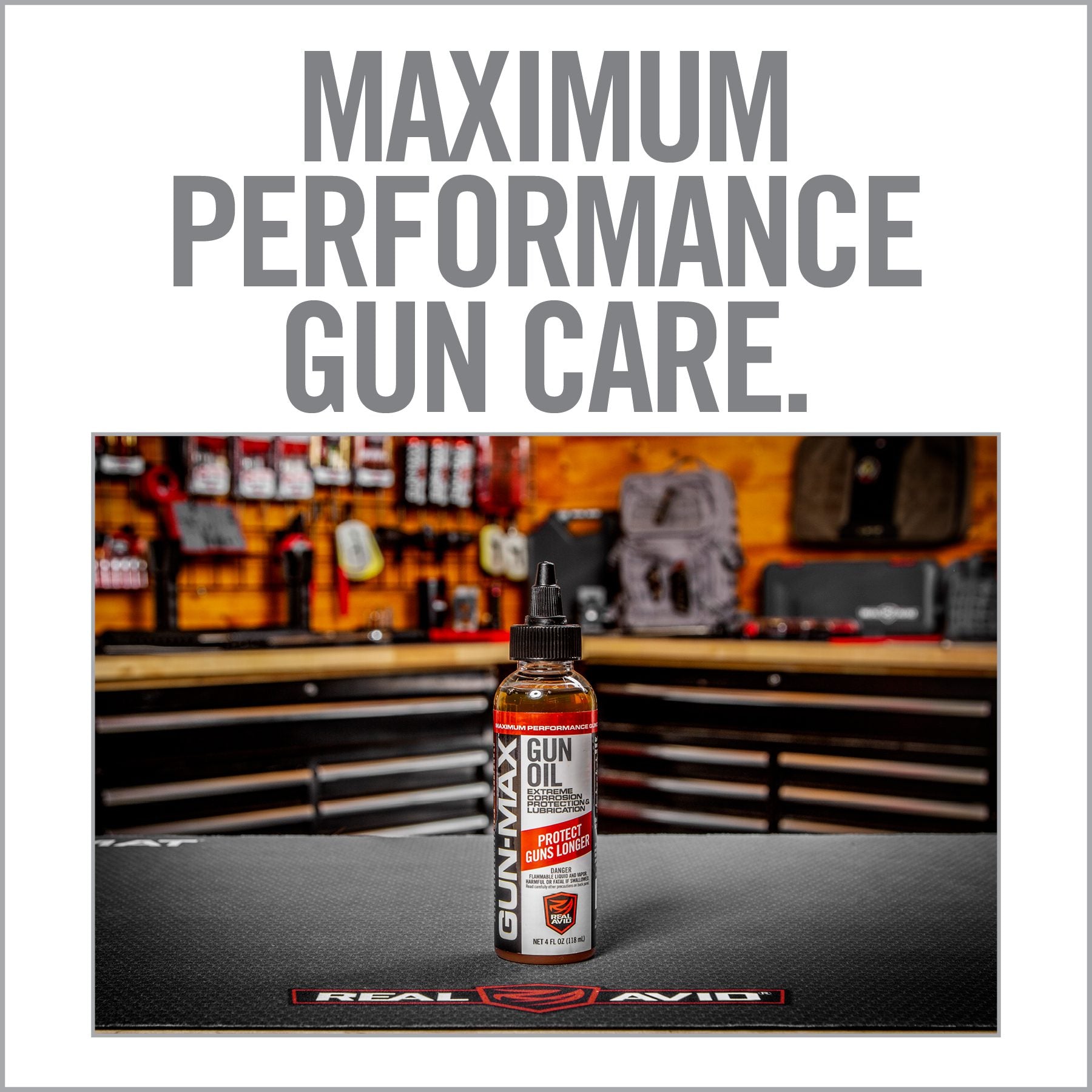 REAL AVID - Gun-Max Gun Oil (4 oz.)