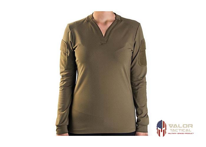Velocity Systems - Female Rugby Long Sleeve [ Ranger Green ]