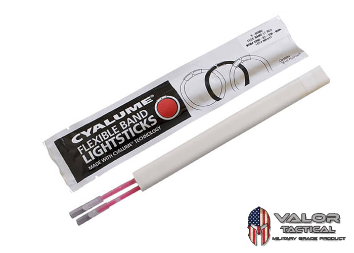 Cyalume - 7.5" ChemLight Flexband, Light Stick [ Red ] - 36 PACK