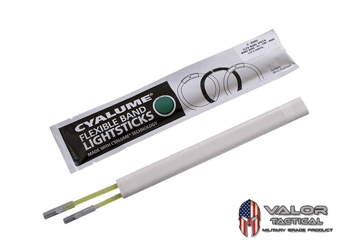 Cyalume - 7.5" ChemLight Flexband, Light Stick [ Green ] - 36 PACK