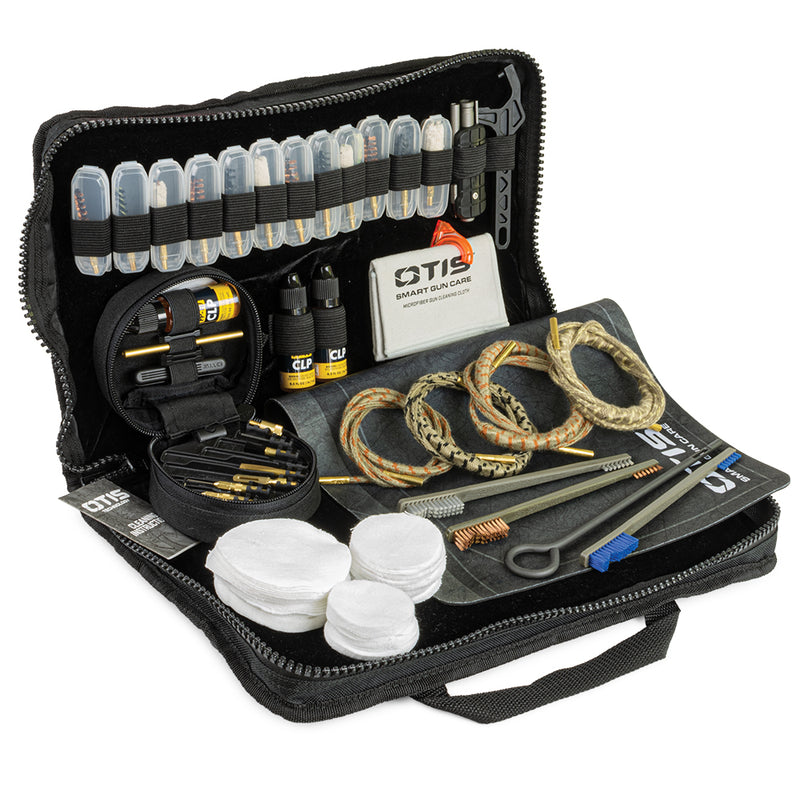 OTIS - ELITE PISTOL - UNIVERSAL PISTOL CLEANING KIT (for.22/9mm/.45mm/.44/.38/.380/.40)