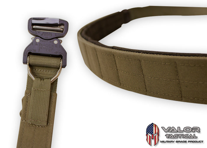 G-Code - Contract Series Operator's Belt 1.75" Cobra Buckle/D-Ring With Velcro and Pad Inner Belt [OD Green/OD Green]