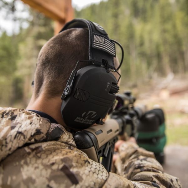 Walker - Razor Slim Electronic Muffs [ Battlle Brown+Patch]