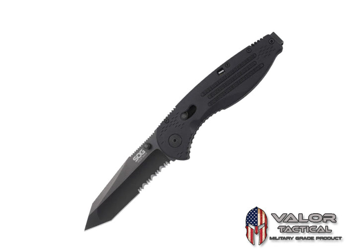 SOG - Aegis Tanto, [Black TiNi Serated ,AE04 - CP]