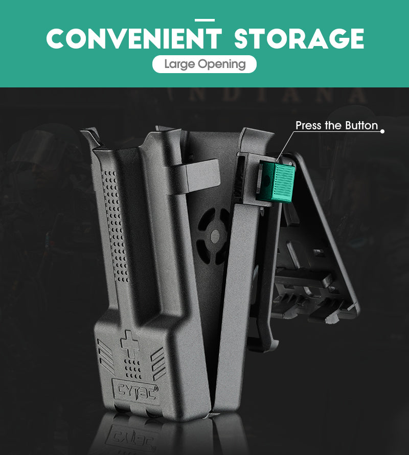 CYTAC - Universal Tourniquet Holder with Belt Clip [ Black ]